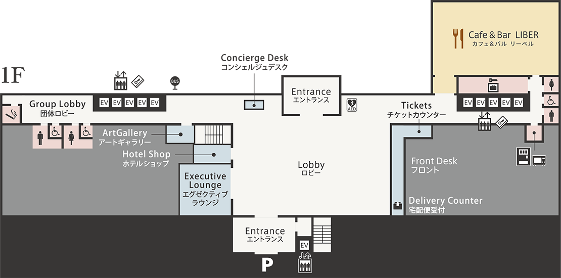 1F FLOOR MAP