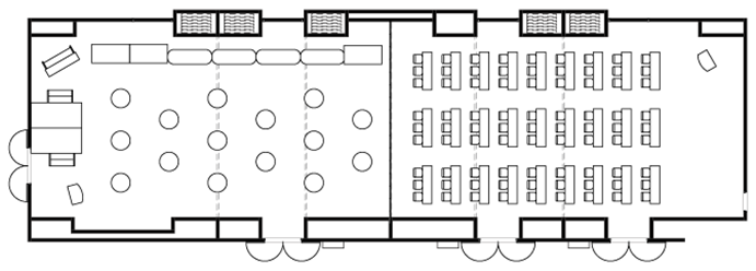 スクール/立食使用時