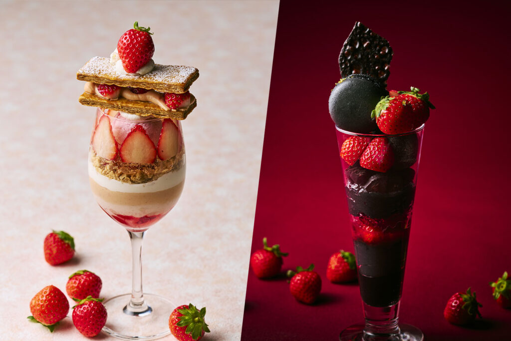 期間限定｜パフェ・オ・フレーズ「リュミエール」「オブスキュール」